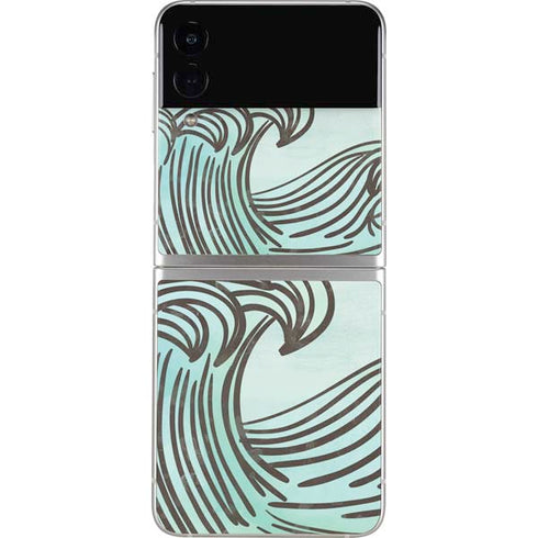 California Big Wave Galaxy Z Flip3 5G Skin